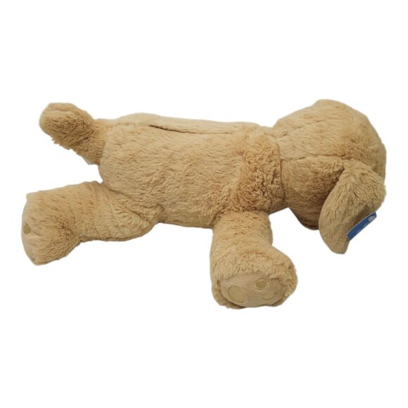 Bear Factory Puppy Dog 16" Plush Brown Eyes Stuffed Animal Toy Tan Carnival - Picture 8 of 14